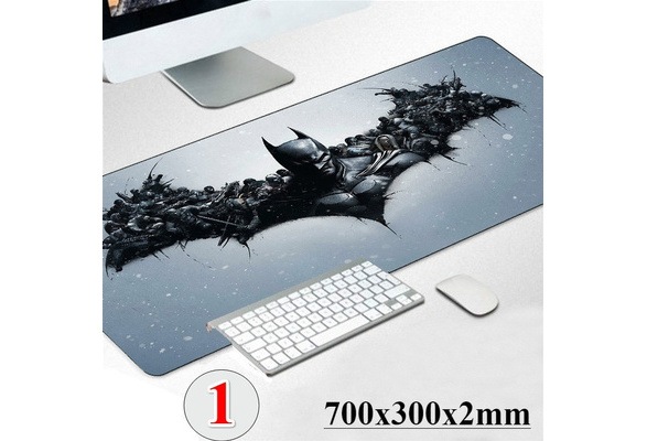 700x300x2mm Arkham Batman Large Gaming Mouse Pad Keyboard Desk Mat PC  Accessories | Wish