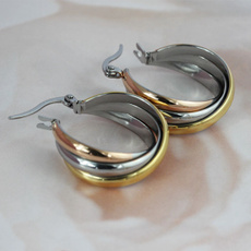 Steel, Hoop Earring, stainless steel earrings, Jewelry