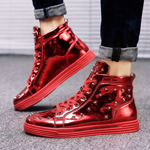 Hip hop shoes on sale red