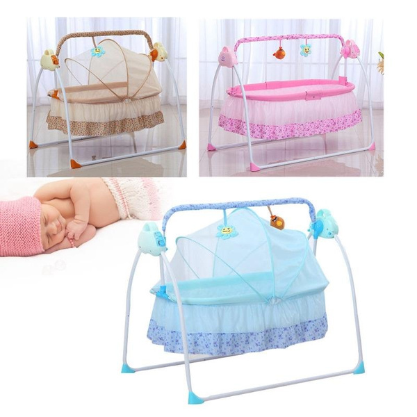 baby auto swing bed