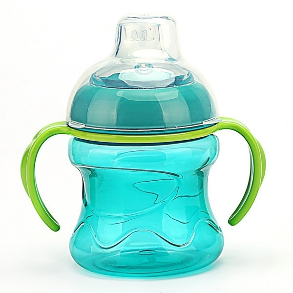 New Suction Feeding Bottles Cups For Babies Water Milk Bottle Baby Feeding  Bottle Infant Training With Handle Cups