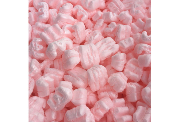 Rungfa Pink Packing Peanuts Shipping Anti Static Loose Fill 120 Gallons 16 Cubic Feet 