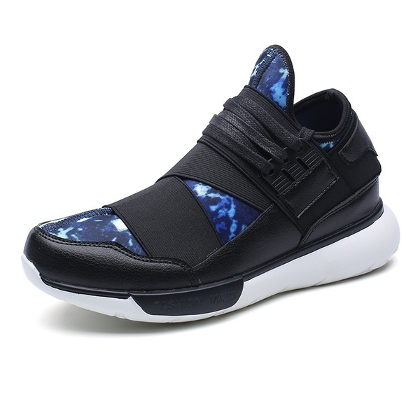 Yohji Yamamoto Y-3 Men's Elastic Strap Paneled Sneakers