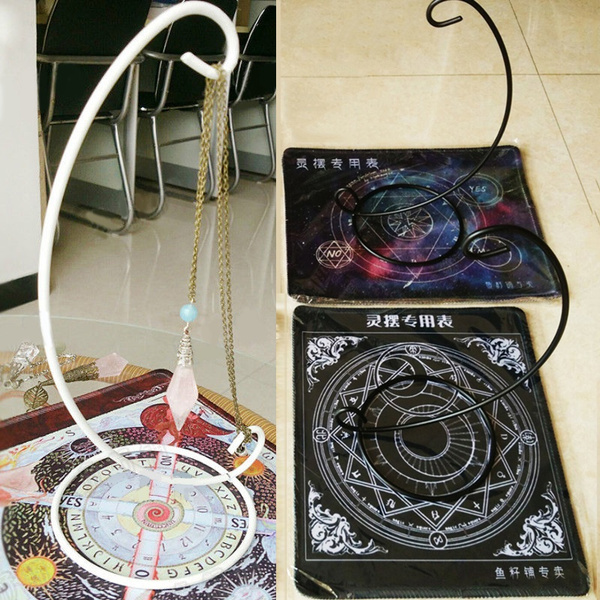 New Table Pendulum Metal Stand Holder Frame Tarot Card Wicca Pagan ...