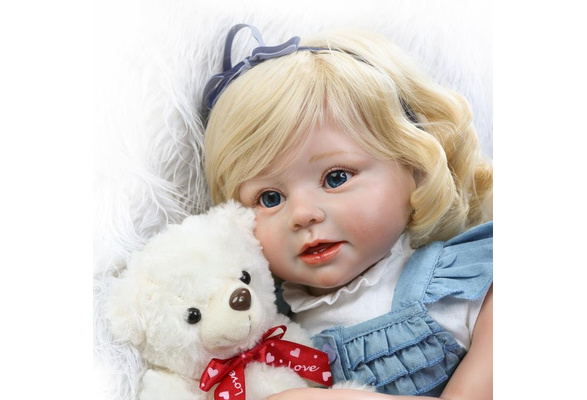 Details about   Reborn Baby Doll Toddler Girl 28" Soft Silicone Vinyl 70cm Children Toy Gift
