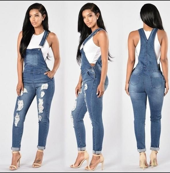 women's slim fit dungarees