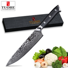 Steel, Kitchen & Dining, chefknive, japenesedamascuskitchenknife
