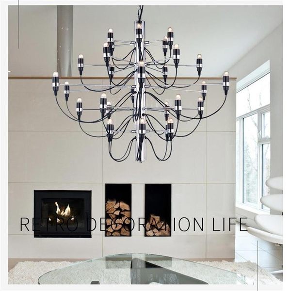 18 30 50 Heads Prodotto Caldo Gino Sarfatti Designed 2097 Chandelier Living Room Pendant Light Not Include Bulbs Wish 18 30 50 Heads Prodotto Caldo Gino, Chandelier Light Stopped Working