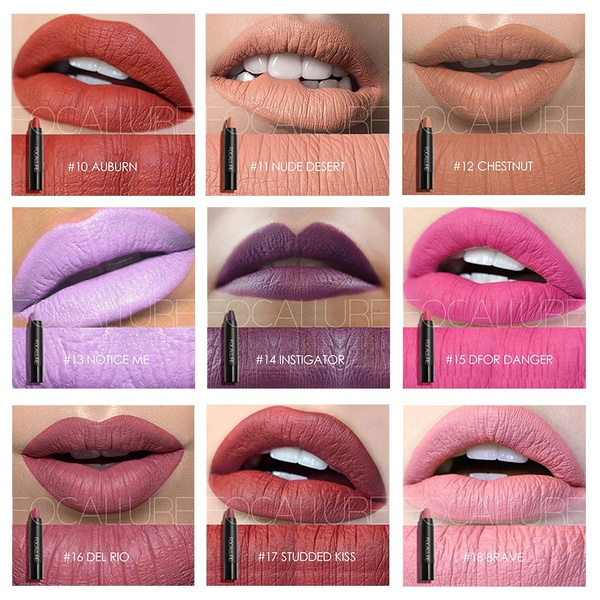 focallure crayon lipstick swatches