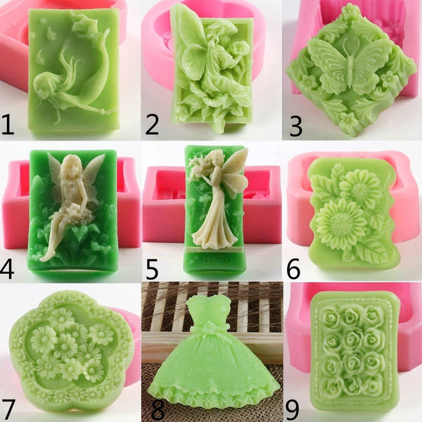 Love Mom Silicone Soap Mold DIY Molds Cake Baking Mold Mothers Day Gift RU 