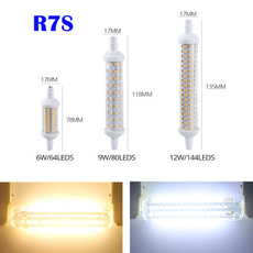 R7S Bulb LED Lamp 6W 78mm SMD2835 LED 9W 118mm R7S Lamp 12W 135mm Lighting  Replace Halogen Lamp AC220V