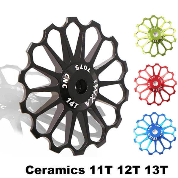 Mountain Bike Ceramics Rear Derailleur Pulley 11T 12T 13T Road MTB Bike Jockey Wheel Guide