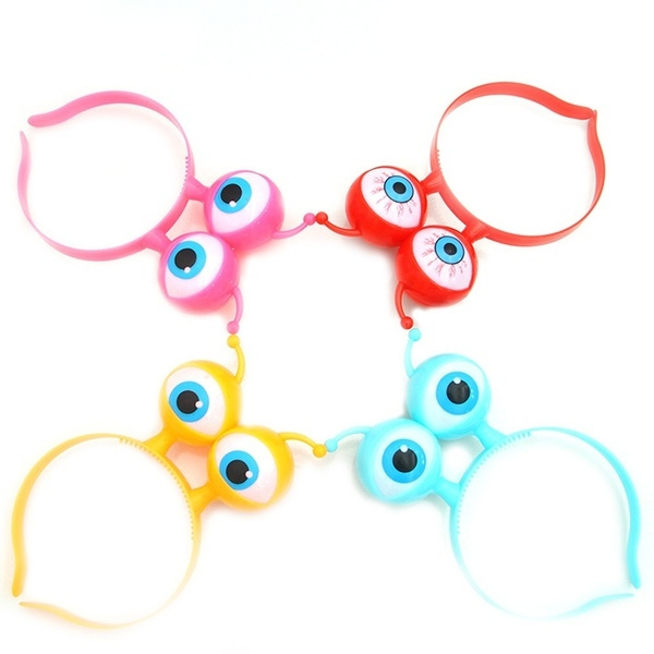 Led Headband Flashing Eyeball Hair Accessories Easter Halloween Party 