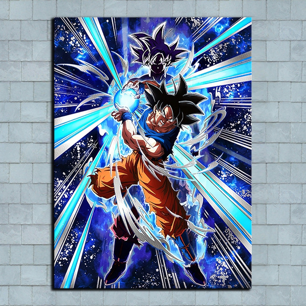 Goku 'Reflections' Original Art Poster - Dragon Ball Super DBZ Wall Art, NEW