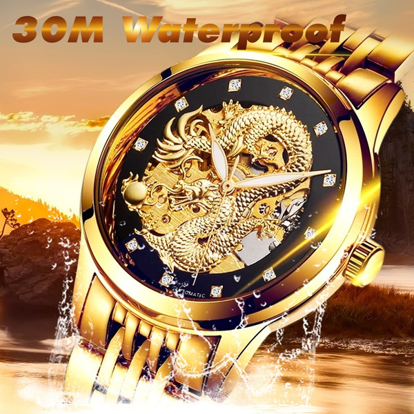 Dragon watch best sale gold price