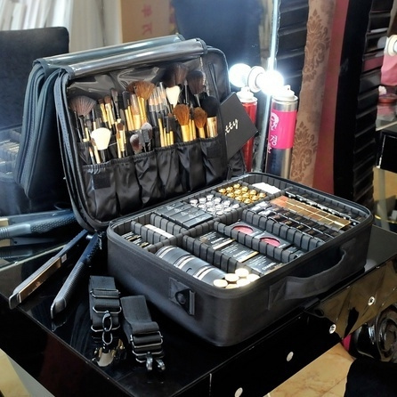 Professional Makeup Bag Cosmetic Case Storage Handle Organizer Artist Travel  Kit