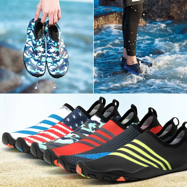 Herren-Schuhe Wasser Aqua Socken Yoga-Übung Pool Strand Tanzschwimmschein 