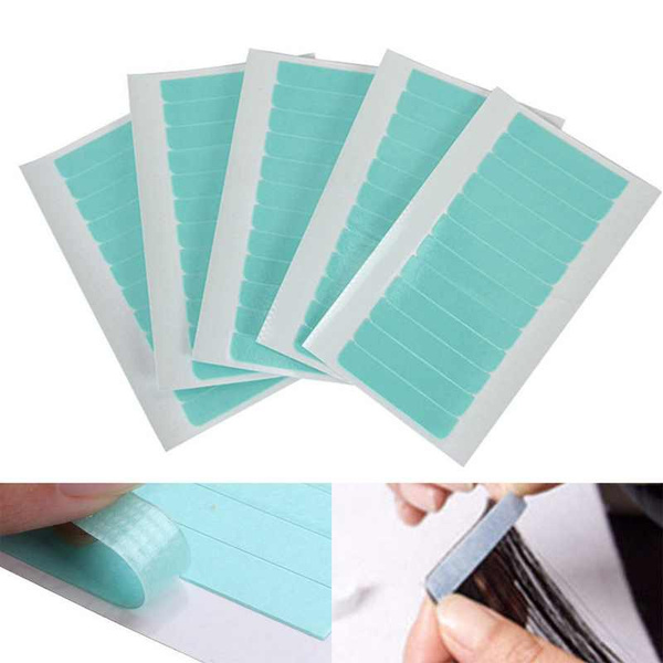 60 Sheets Waterproof Adhesive Double Sided Hair Tape For Wig Human Hair