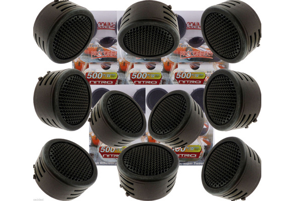 5 Pairs 2500W Total Power Super High Frequency Mini Dome 1 Inch Car Tweeters 5x 
