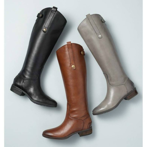winter riding boots wide calf
