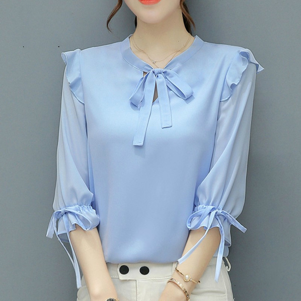 Korean 2024 fashion blouse