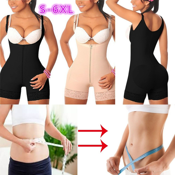 MISTHIN Women Bra Chest Binder Shape The Breast Corset For Slimming Sexy  Zipper Underwear Stap Tank Top Large Plus Size Shaper