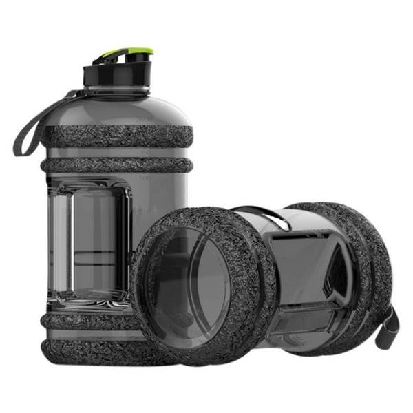 Big Large BPA Free Sport Gym Training Drink Water Bottle Cap Kettle Workout 2.2L 