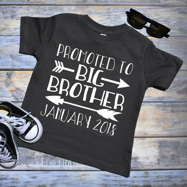 promoted to big brother t shirt