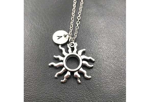 Sun Necklace SMALL Celestial Sun Jewelry Radiant Sun Charm 