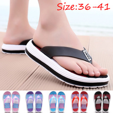 Women Beach Outdoor Casual Flip Flops Summer Home Non-slip Comfort Slippers Size 36-41