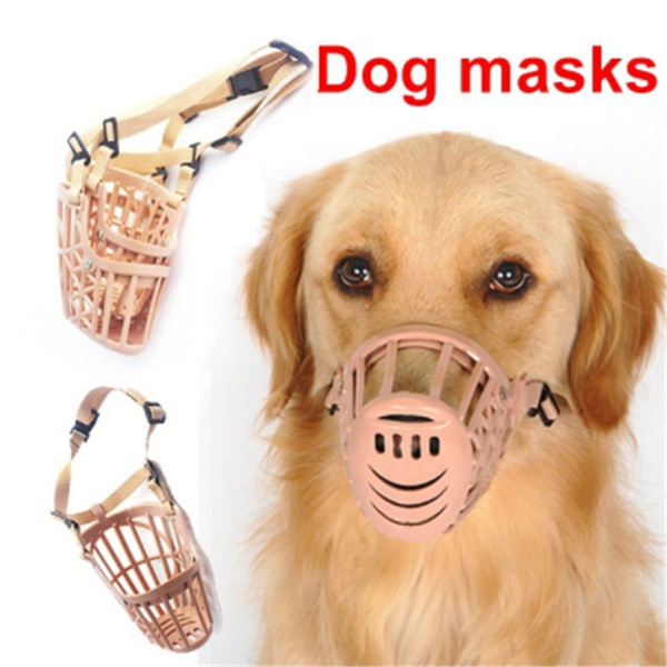 Anti bite Dog . Dog Novelty Soft Plastic Mouth Cover Anti chaos