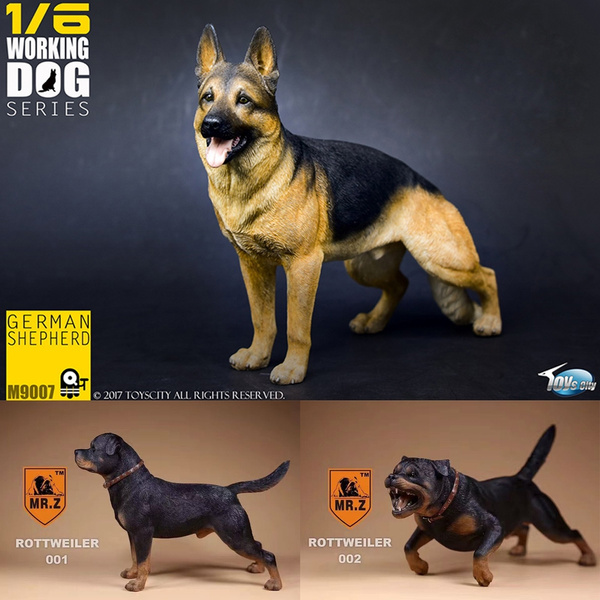 Mr.Z 1:6 German Shepherd Dog Animal Resin Simulation Toy 2 Color toy figure  New