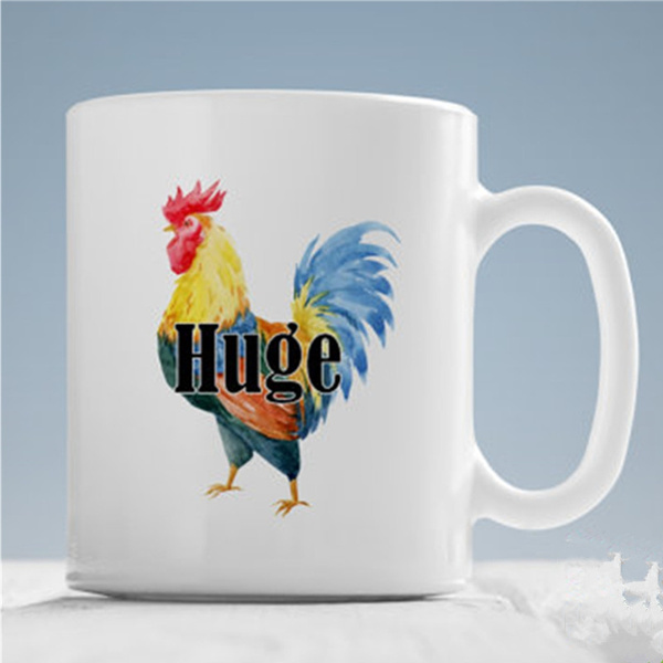 I like Cocks and Drifting Funny Chicken Gift Mug with Color Inside