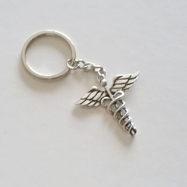 Caduceus keychain clearance