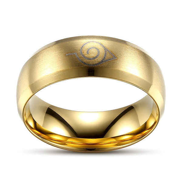 New Arrival Men S Fashion Rings Charm Men Titanium Rings Charm Men Titanium Rings Naruto Movie Black Wish