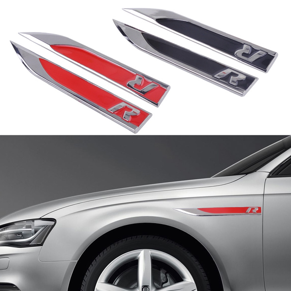 Black Red 2pcs Metal HYBRID Premium Car Side Fender Rear Trunk Emblem Badge Decals Replacement For Universal Cars Black Red 2pcs Metal HYBRID Premium Car Side Fender Rear Trunk Emblem Badge Decals Replacement For Universal Cars
