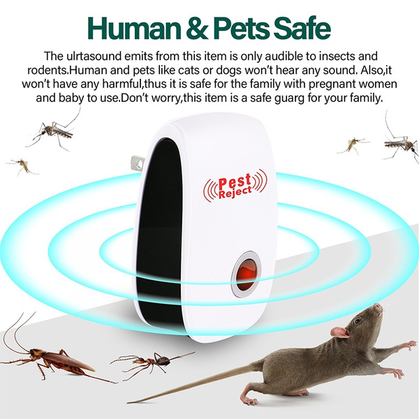 Electronic Ultrasonic Pest Repeller Mosquito Rejector Mouse Rat Mouse Repellent 