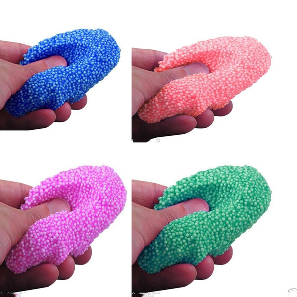 Blie 60ml 35g Fluffy Slime Floam Mud Toys Kid Gift Reduce Stress ADHD  Autism