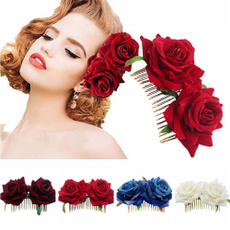 bridalhaircomb, Flowers, lover gifts, headwear