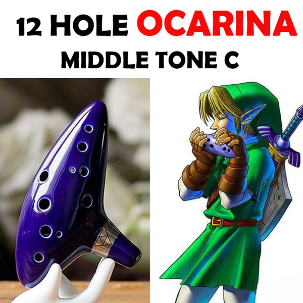 12 Holes New Ocarina Ceramic Alto C Legend of Zelda Ocarina