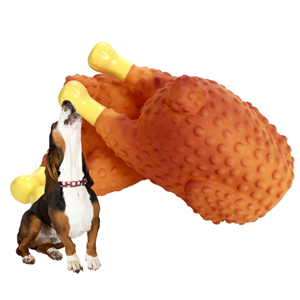rubber turkey dog toy
