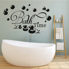 cute, Bathroom, Home Decor, Wall