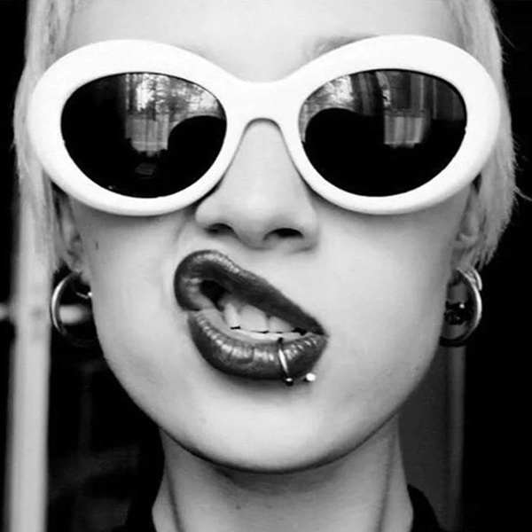 POHOK Retro Vintage Clout Goggles Unisex Sunglasses Rapper Oval Shades Grunge Glasses POHOK Retro Vintage Clout Goggles Unisex Sunglasses Rapper Oval Shades Grunge Glasses