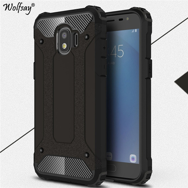 Para capa Samsung Galaxy J2 Pro (2018) Capa de silicone Hard Armor para celular  Capa Samsung Galaxy J2 Pro 2018 Capa J250 5 \