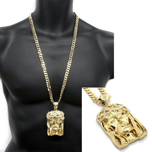 Solid gold pendant on sale mens