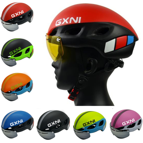 Bike helmet MTB Bicycle Bike Helmet with visor adjustable L Q9D5 