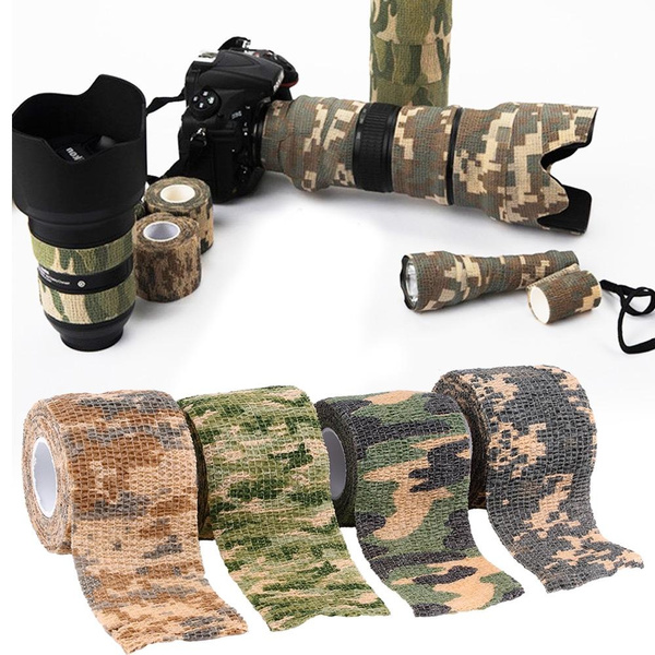 1 Pc Camouflage Cohesive Bandage Self-adhesive Outdoor Military