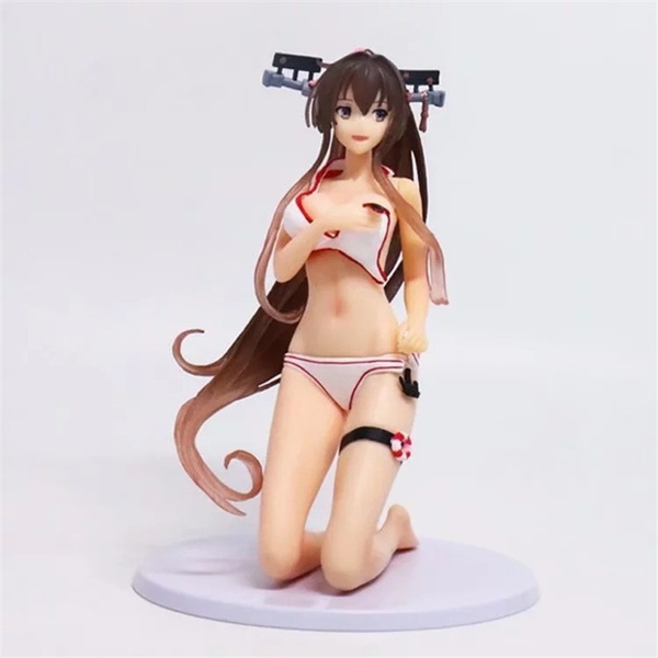 New 17cm Japanese Anime Kantai Collection Foodie Yamato Swimsuit Ver Anime  Sexy Figures PVC Action Figure Collection Model Toy | Wish