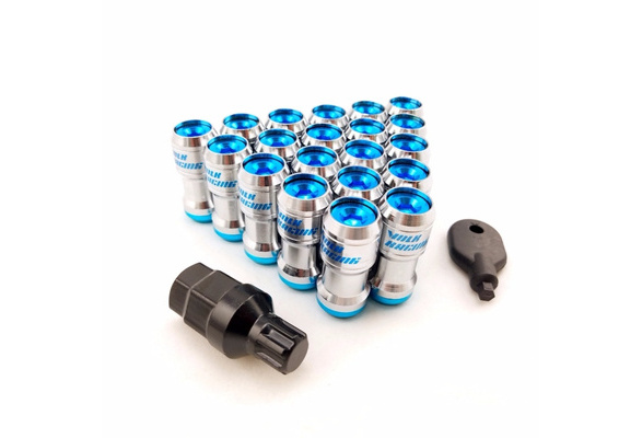 Volk Racing Concealed Heptagon Formula Steel Wheels Lock Lug Nuts  M12X1.5/M12x1.25 20PCS Acorn Rim Close End