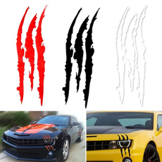 Car Headlight Scratch Stripe Decal Sticker Claw Stripe Slash Truck
